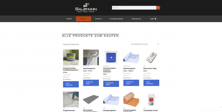Fliesen - Salzmann Online Shop